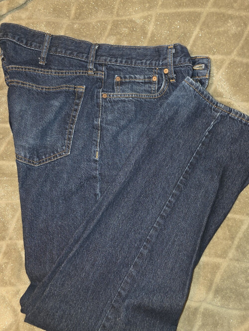 Old Navy Men's Dark Blue Relaxed Jeans
